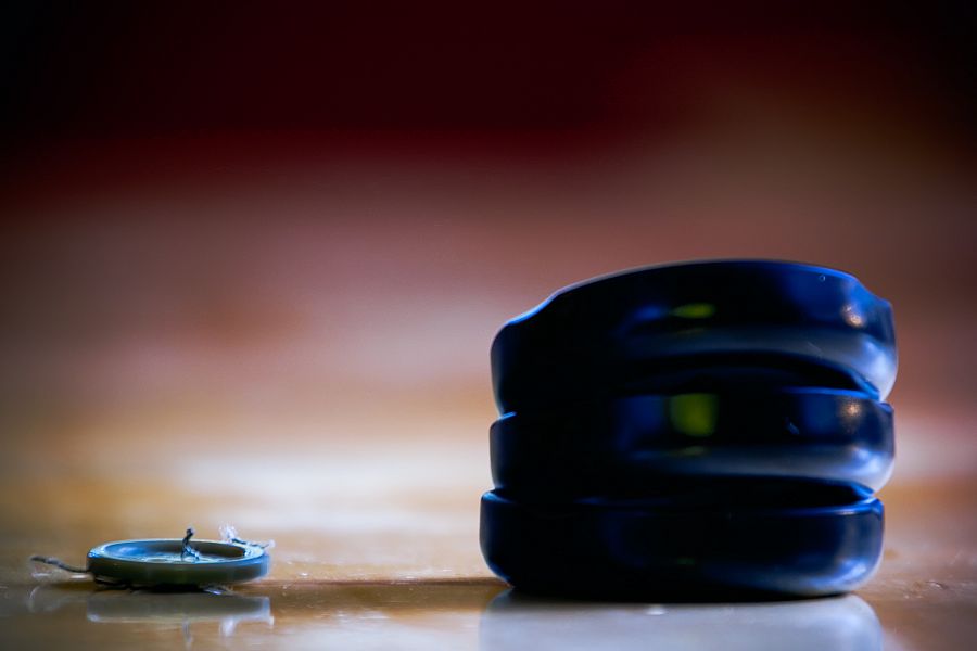 button and bottle caps