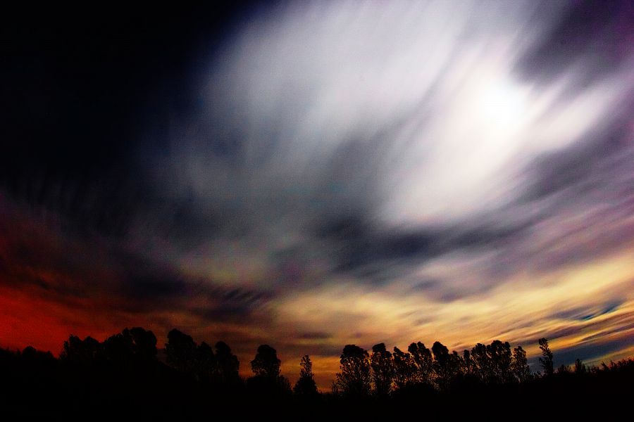 The horizon is on fire